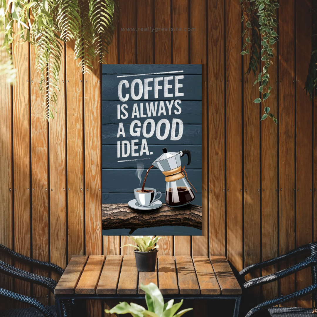 Kanvas Tablo Dijital Baskı Espresso Kahve Kafe Tablosu Salon Duvar Tablosu