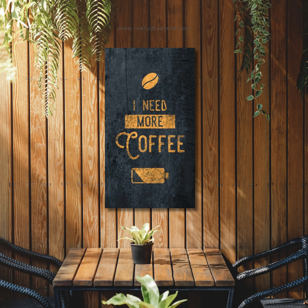 Kanvas Tablo Dijital Baskı Kahve Kafe MutfakTablosu Salon Duvar Tablosu