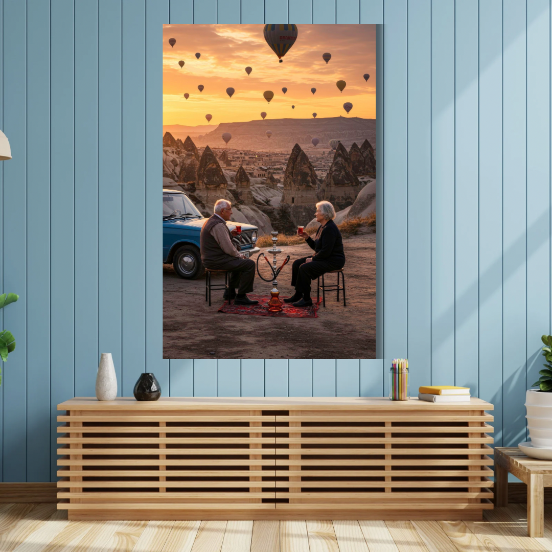 Kanvas Tablo Dijital Baskı Kapadokya Tablosu Salon Duvar Tablosu