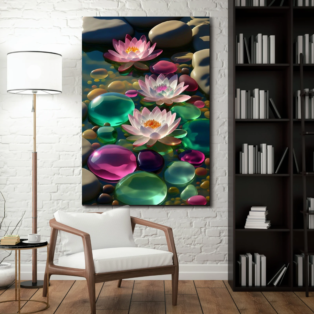 Kanvas Tablo Dijital Bask Mandala Salon Duvar Tablosu